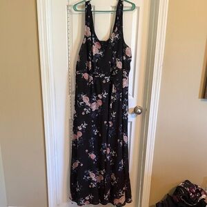 Torrid Chic Black Floral Maxi Dress